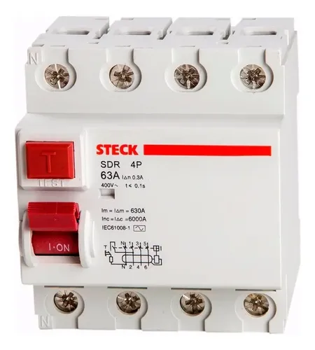 Dispositivo Dr Steck (f) 4p Sdr 63a 30ma