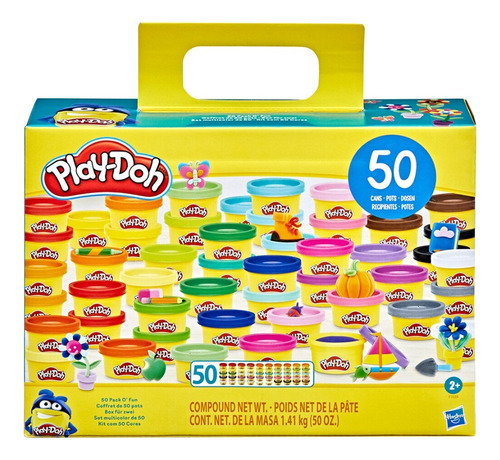 Play- Doh Set De 50 Latas De Mása Para Moldear Hasbro