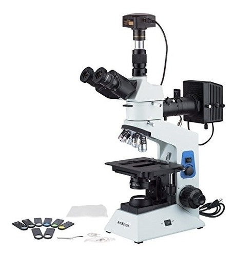 Microscopio Metalúrgico W Parte Superior E Inferior Luces