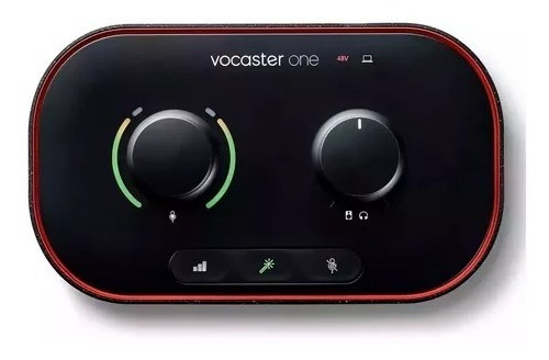 Focusrite Vocaster One Interfaz Para Podcast Streaming 1 Ch