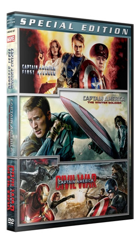 Capitan America - Coleccion Marvel Dvd (2011-2016) - 3 Films