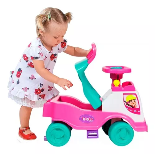 Totoka Triciclo Infantil Motoca Andador Menino Menina Bebê