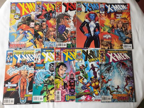 X-men - Lote Com 10 Gibis / Hqs Importados (Usado)