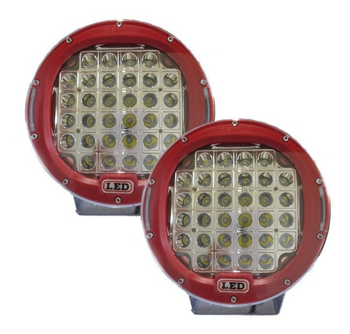 Imagen 1 de 3 de Faro Led 9 Pulgadas Redondo Tipo Arb 4x4 96w Para Rustico