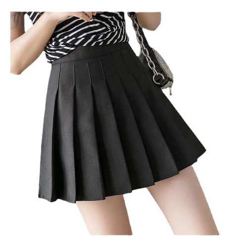 Minifalda Plisada De Cintura Alta For Mujer