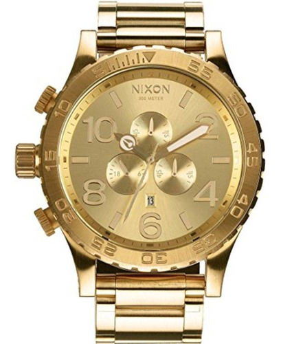 Reloj Nixon 51-30 Chrono Gold original