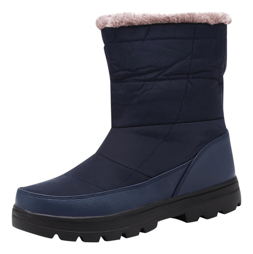 Zapatos De Nieve De Invierno Para Hombre Y Mujer, Planos, Ca