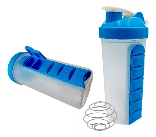 Vaso Batidor Shaker Tapa A Rosca Mezclador Proteinas 500 Ml