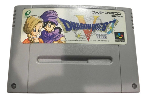Dragon Quest V Sf Snes Usado Original Japanese