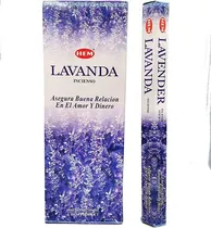 Comprar Incienso Hem Hexagonal 120 Varitas Lavanda 