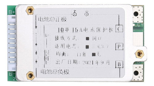 Baterías De Placa De Protección Bms/pcb/pcm 36v/37v 10s 15a