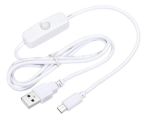 Meccanixity Cable Usb Con Interruptor 501, Usb Macho A Micro