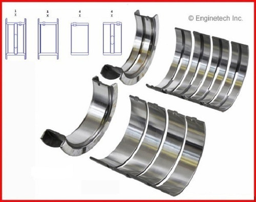 Juego De Conchas De Bancada A 010 Ford 351 Windsor Ford 400