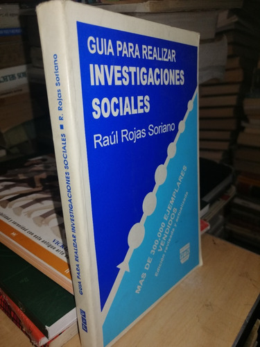 Guía Para Realizar Investigaciones Sociales Rojas S. (1997)