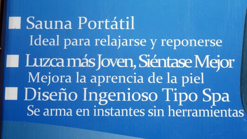 Imagen 5 de 7 de Sauna De Vapor Portatil Marca L´eudine