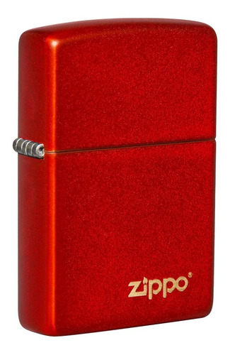 Encendedor Zippo Rojo Metálico Logo Zippo 49475zl