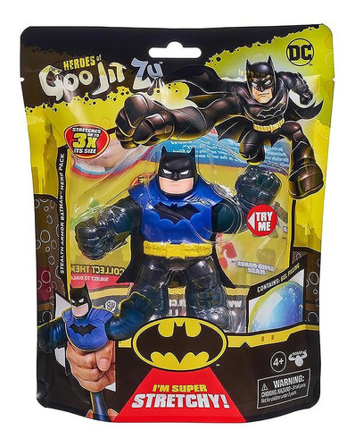 Goo Jit Zu - Boneco Elástico De 10cm - Batman Com Armadura