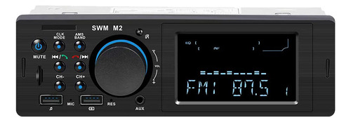 Radio De Coche Swm M2, Reproductor De Música Mp3 Estéreo Par