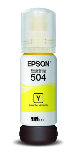 Tinta Epson Original 504 Amarillo