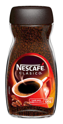 Cafe Soluble Clasico Nescafe 120 Grs