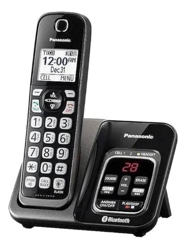 Teléfono Panasonic KX-TG273 inalámbrico - color negro