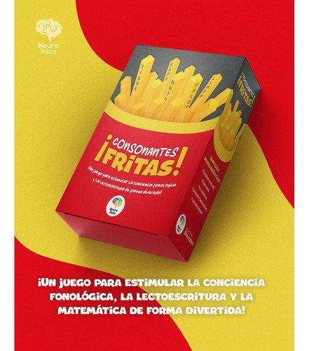 Fritas Consonantes Juego Educativo Para Aprender Lectura