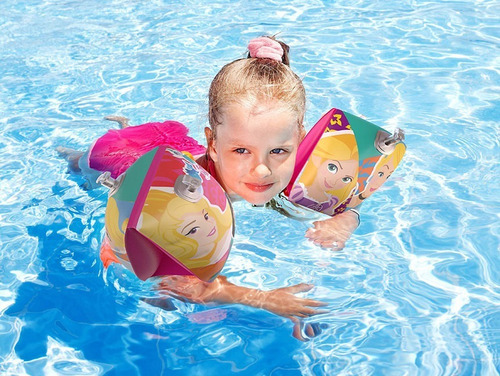 Boia De Braço Infantil Princesas 18x14 Rosa Etitoys Dyin-001