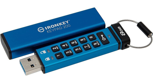 Memoria Usb-a Kingston Ironkey Keypad 200 8gb Xts-aes Fips