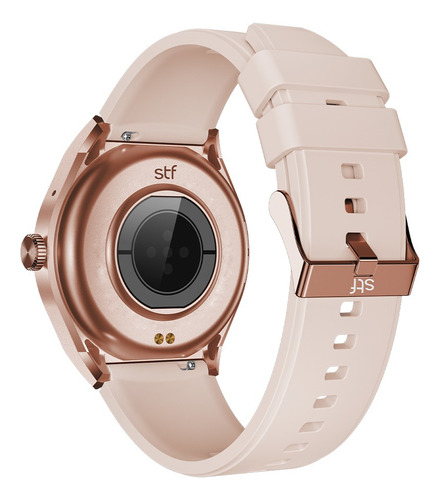 Smartwatch Reloj Inteligente Stf Kronos Trek 1.38 Rosa Mesh Rosa Rosa