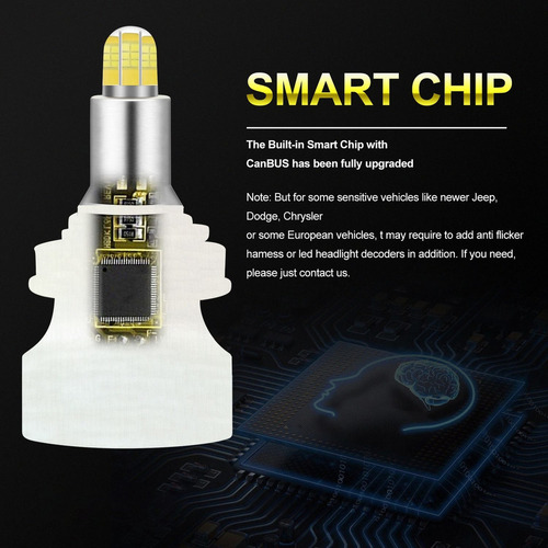 Z Bombillas De Faros Led H11 8 Lados Coche De 360 Grados Le