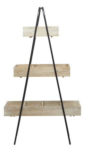 Deco 79 Soporte Para Plantas De Madera Para Interior Y 3 32