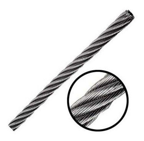 Cable Acero Galvanizad 7x7 1/4 Pulgadas Y 499 Metros Obi