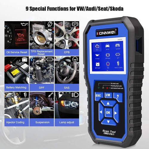 Escaner De Diagnóstico Automotriz Konnwei Kw450