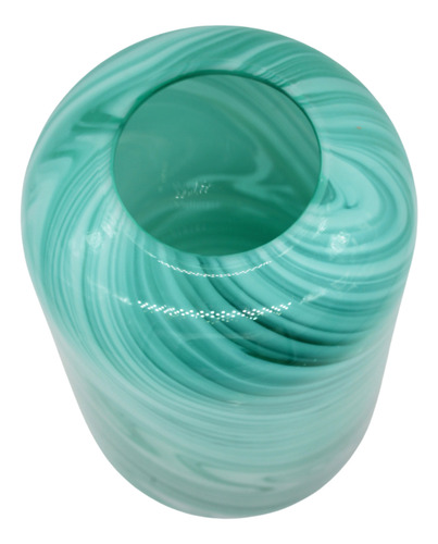 Florero De Cristal Jarron De Vidrio Templado Decorativo 21cm