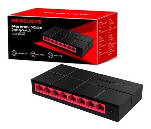 Swich 8 Puertos Mercusys Ms108g Gigabit Circuit