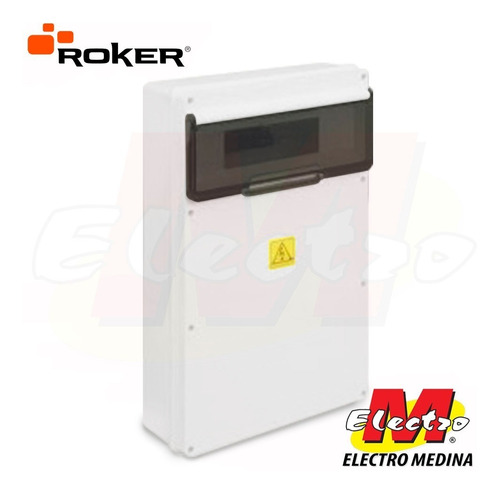 Caja 12 Modulo Din+libre Pre 261/m Ip55 Roker Electro Medina