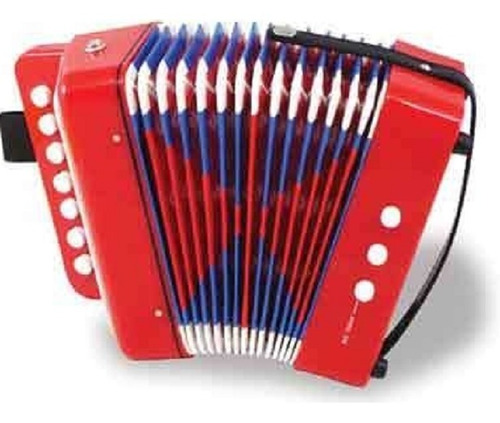 Acordeon Instrumento Musical Infantil Didáctico Mediano