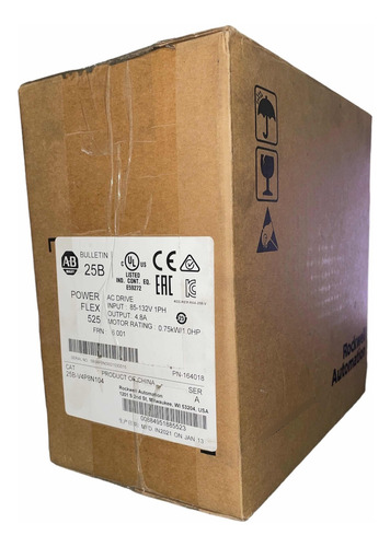 Allen Bradley 25b-v4p8n104 Variador 1 Hp 100-120vac Powerfle