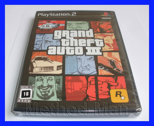 Gta 3 Ps2 Playstation 2 Grand Theft Auto Original Lacrado