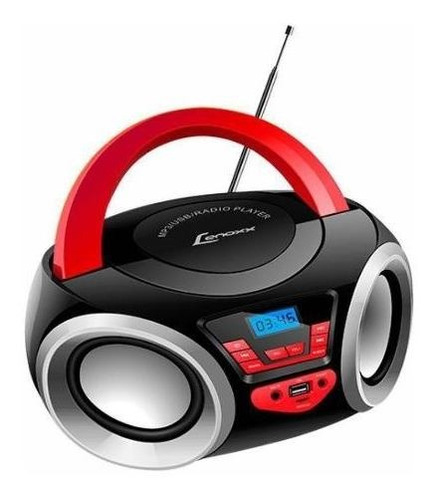 Rádio Portátil Boombox Lenoxx Bluetooth Bd110 Usb/sd/aux/fm