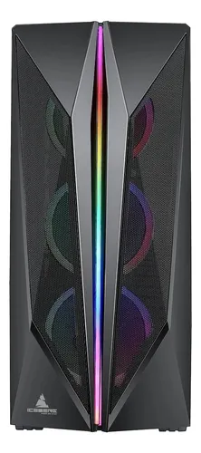 Gabinete Gamer Iceberg Flow X Plus 6 Ventiladores Argb