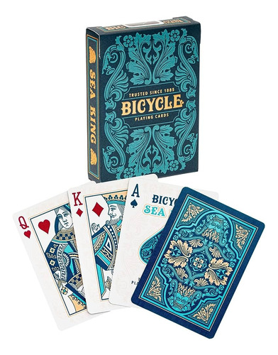 Baraja Bicycle Sea King Cartas  Poker Magia Cardistry