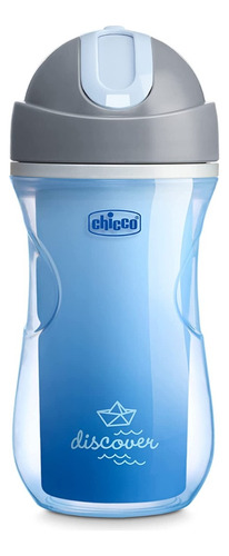 Vasos Pitillo Chicco 9 Oz New Niño Azul Oscuro