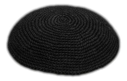 Kippah Judia Kippah Kipa Juda Negra Hecha A Mano En Todos...