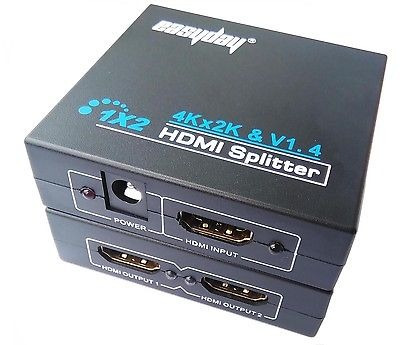 Ultra Hd 1080p 4 K 3d 1.4v 1 X 2 Hdmi Splitter Poder