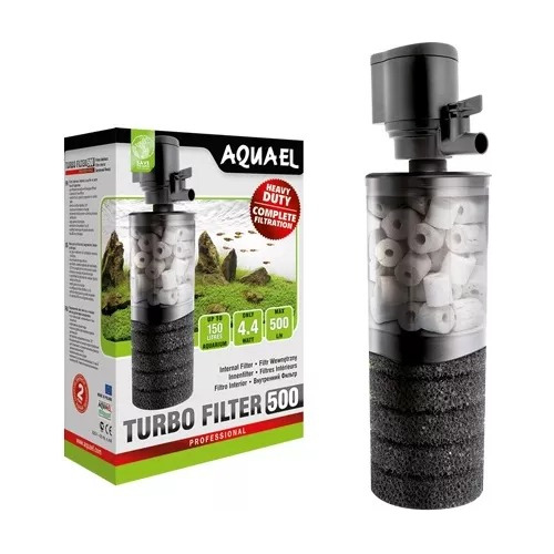 Filtro Interno Aquael Turbo 500 4.8w 500 L Biosfera Acuario