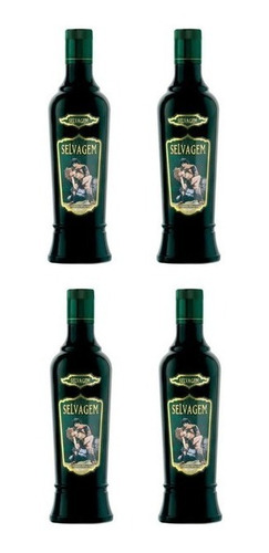 Kit Com 4 Unid Catuaba Selvagem 1lt Pet Trad