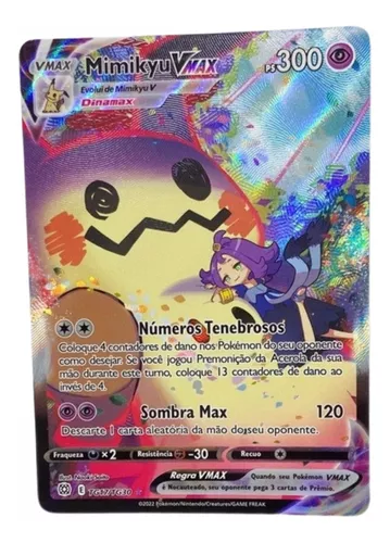 Carta Pokémon Ultra Rara + 30 Cartas Originais Copag em Promoção