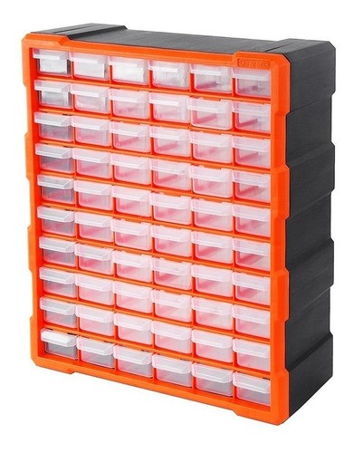 Caja Organizador Tactix Plast 47,5x38,5x16,2 Cm 60 Cajas
