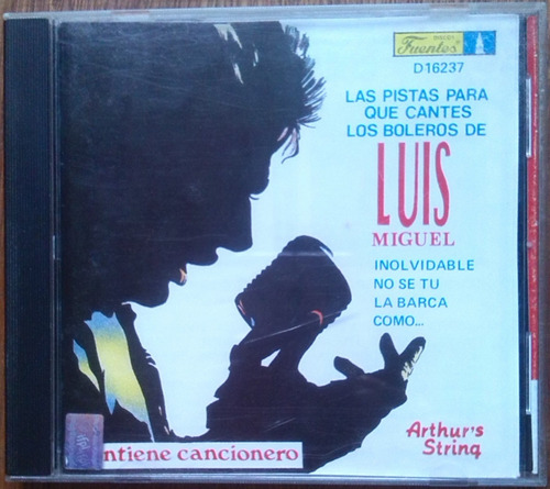 Cd Luis Miguel - Pistas Para Cantar - Original